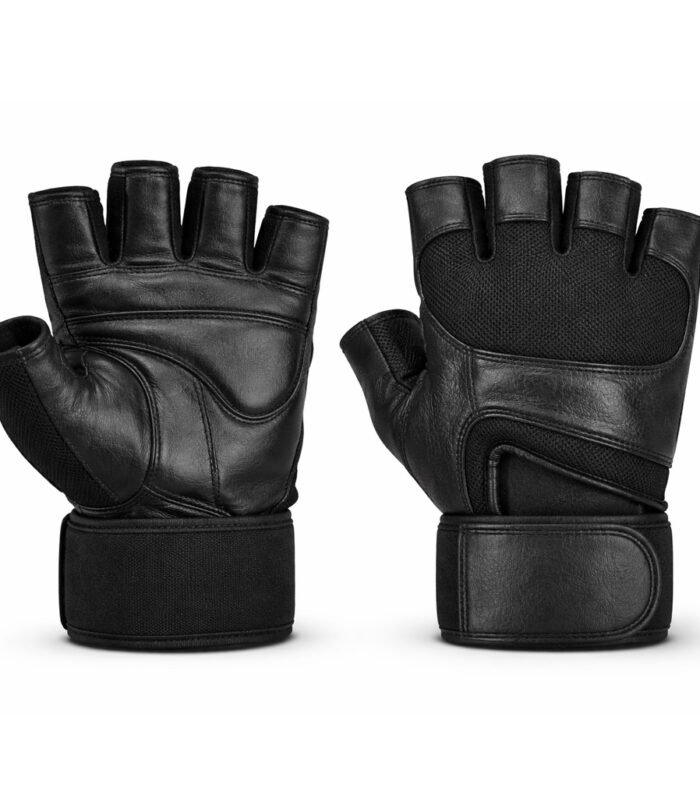 Men’s Leather Weightlifting Gloves